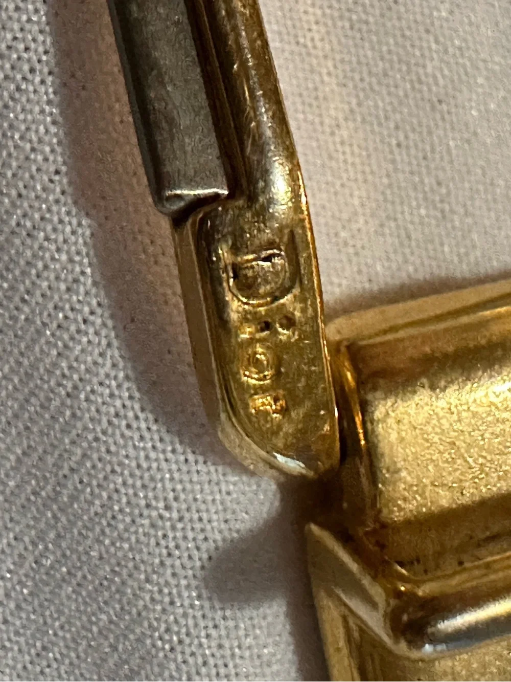 Christian Dior Gold-Tone Replacement Belt Buckle - Slim Retro Hardware